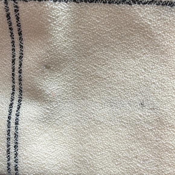 Nwt vintage 1980s 100% wool cream blazer with black stripes size 8 - Picture 17 of 17